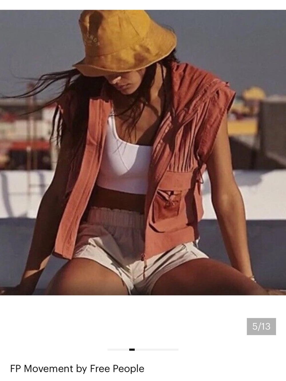 FP Movement Pleaty Please Vest by Free People, Rusty Orange. Perfect piece